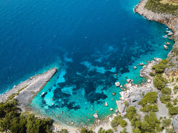 Aerial beach