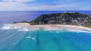 Byron Bay from the sky