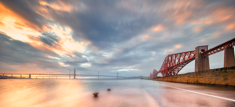 Forth Bridge sunset