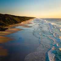 Fraser Island beach in Australia