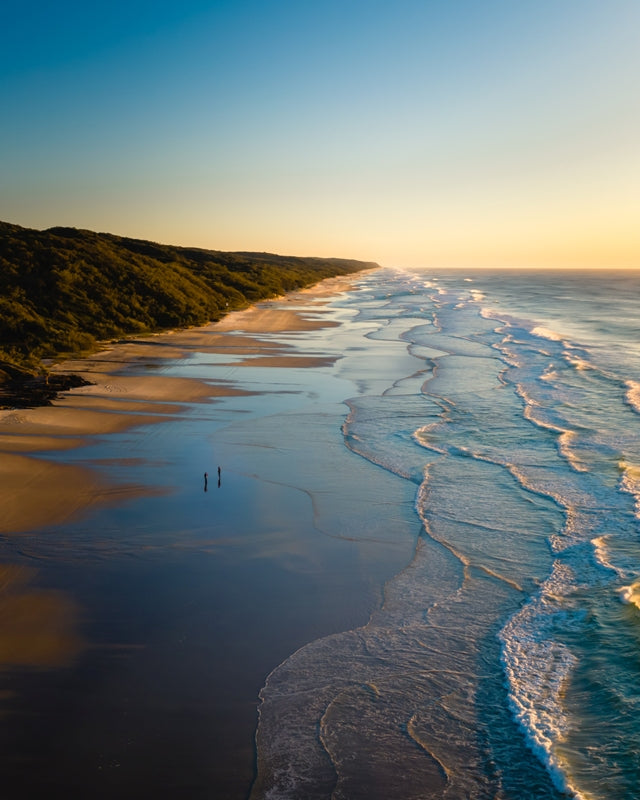 Fraser Island beach in Australia