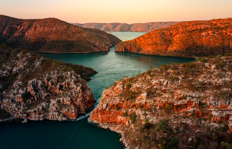 Horizontal Falls Sunset