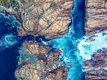 Intersecting waves - Canal rocks Western Australia