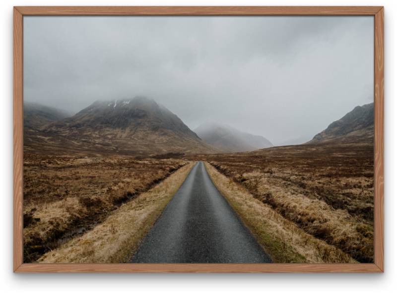 Driving in the Scottish Highlands