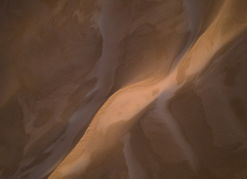Jurien Bay Sand dunes aerial abstract
