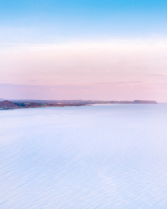 Pastel tones with views of Table Cape Tasmania