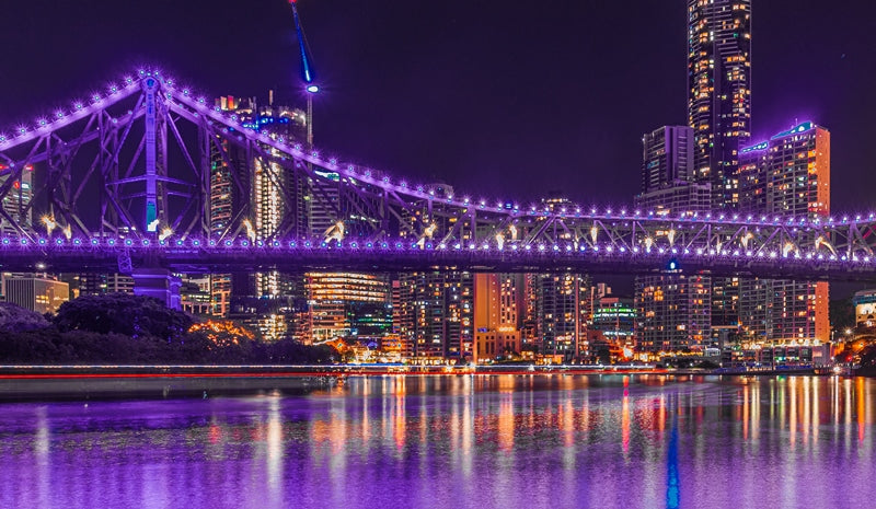 Purple Story Bridge