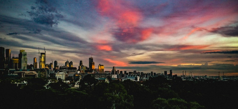 RED SKY AT NIGHT