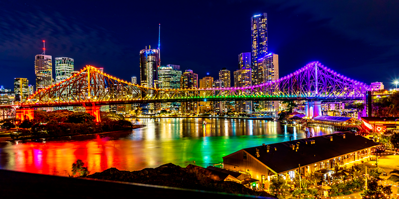 Rainbow on the Story Bridge