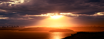 Sydney Skyline Sunset