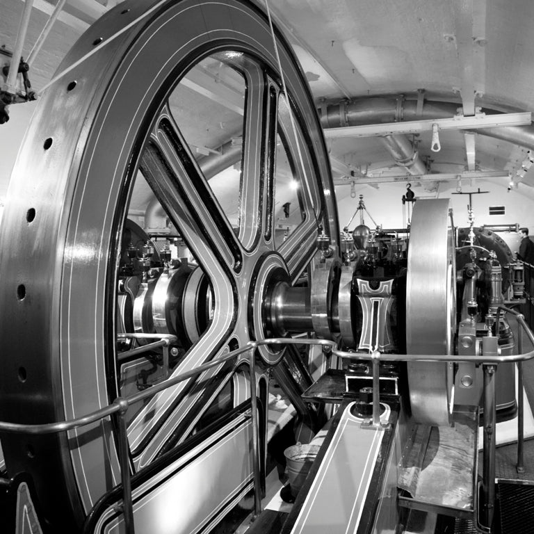 Tower Bridge Pump in Black & White