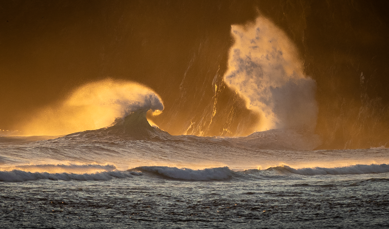 Waves on Sunset