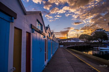 Wellington Boat Harbour on sunset