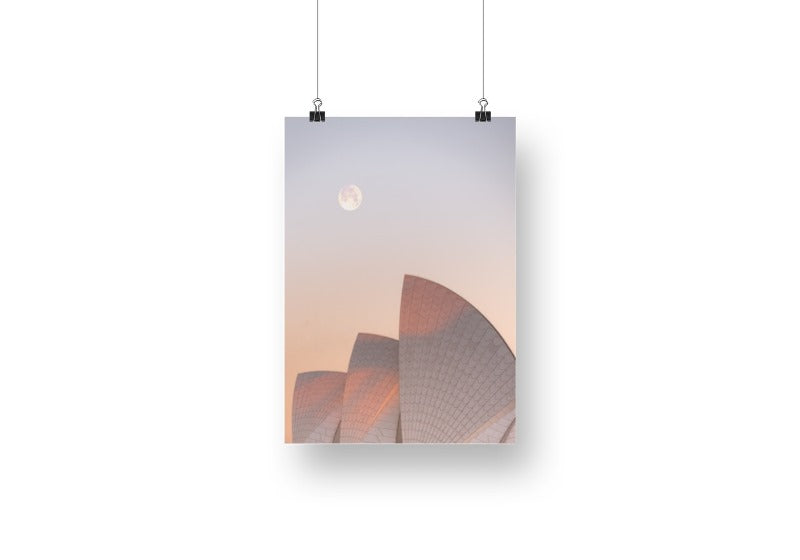 sydney opera moon